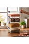 Set of 4 5.5 Liter (5.5X4) Horizontal Food Storage Containers with Plastic Locking Lids Kitchen Interior-Exterior Organizer - 3