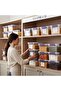 Set of 12 5.5 Liter (5.5X12) Horizontal Food Storage Containers with Plastic Lock-Lids Kitchen Organizer - 4