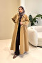Lyon Drawstring Waist Trench Coat - Camel - 4