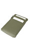 Mpcuz 101 Women's Unisex, Genuine Leather, Wallet Card Holder Khaki - 2