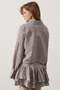 Checkered Pattern Bowknot Women's Trendy Shirt - 6