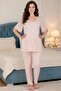 Women's Scallop Lace 2-Piece Maternity Pajama Set - 2