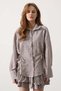 Checkered Pattern Bowknot Women's Trendy Shirt - 3