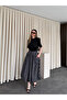 Black 100% Cotton Padded Tshirt - 241134 - 4