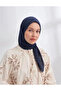 وشاح ميمارا من الموسلين باللون الأزرق الداكن