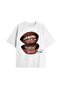 Unisex Belief Printed Oversize T-Shirt