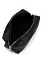 Zc257 Fabric Women's Makeup Bag Silvery Black - 4