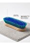 Traditional Carpet and Surface Washing Brush with Wooden Handle – 2 Different Color Options-Blue - 3