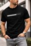 Men's Paris Text Striped T-Shirt