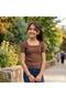 Pack of 3 Girls (7-10 Years) Cotton Camisole Ribbed Square Neck T-Shirt - 3