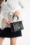 Women's Quality Leather Medium Size Stylish and Elegant Handbag with Long Shoulder Strap (Width 19.5 cm Length = 14.5 cm)