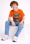 27004-25 Boy's Denim Trousers Straight Leg Washed Modern Casual Comfortable Fit Jean Pants - 6