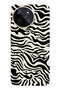 Realme 11 4g Compatible Zebra Patterned Transparent Phone Case