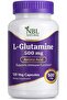 L-Glutamine 500 mg, Amino Acid, Supports Immune Function, Muscle Recovery, 120 Veg Capsules