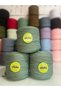 Pastel Green Tone Knitted Combed Cotton Yarn Bag Knitting Yarn - (600-650Gr) 1 Piece