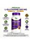 L-Glutamine 500 mg, Amino Acid, Supports Immune Function, Muscle Recovery, 120 Veg Capsules - 4