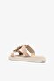 Marsie Beige Suede Leather Women's Slippers - 3
