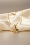 Women's Anti-Tarnish Steel Colorful Stone Flower Necklace - New Season Daisy Figured Anti-Allergic Luxury Accessory - 2