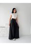 High Waist Wide Leg Lace-Up Pleated Palazzo Trousers - 3