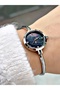 Special Design Steel Cord Steel Case Silver Color Women Wrist Watch 2106Mr