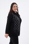 Women's Plus Size Stone Detailed Shirt Black - 7