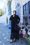 Wonderful Single-Pocket Floral Detailed 100% Cotton Special Design Linen Dress - 3