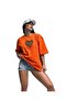 Heart Printed T-Shirt Oversize Unisex T-Shirt 3Pv3