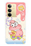 Realme C75 Compatible Patrick Star Patterned Transparent Phone Case