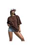 Ribbon Printed T-Shirt Oversize Unisex T-Shirt 3Pv1