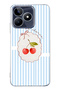 Realme Note 50 4g Compatible Ma Cherie Cherry Pattern Transparent Phone Case