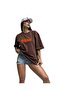 Strawberry Printed T-Shirt Oversize Unisex T-Shirt 3Pv4
