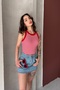Cycling Collar, Thick Striped Bib, Flexible Camisole Fabric, Striped Sleeveless Long Tank Top - 6