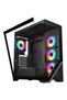 صندوق الكمبيوتر للألعاب VENTO 750W 80+ BRONZE VG4202FLA E-ATX مع دعم تبريد 360 ملم - 3