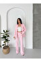 SATIN SHAL COLLAR DOUBLE SET BLAZER - 3