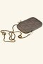 Women's Chain Strap Quilted Phone Bag - Cream - 2
