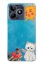 Realme C53 Compatible Sunny Fairy and Angel Cat Pattern Transparent Phone Case