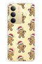 Realme C75 Compatible Gingerbread Pattern Transparent Phone Case