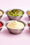 2-Piece Stainless Steel Jam Bowl and Sauce Bowl Breakfast Stainless Steel Presentation Set - 3