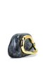 Gold Ring Detailed Women's Evening Dress Bag Sydney Gray Marble - 2