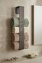 Black Metal Bathroom Towel Holder Decorative Towel Organizer Strong Adhesive Rustproof Practical Hanger - 2
