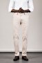 Regular Fit Cotton Textured Classic Summer Gabardine Trousers - 2