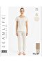Seamlife Women's 100% Cotton Heart Pattern Short Sleeve Pajamas Set 466542 - 3