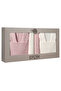 Sare 6 Piece Family Bathrobe Set - 100% Cotton, Luxury, Jacquard Bathrobe Set, Gift, Dowry - 6