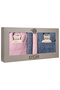 Hira 10 Piece Family Bathrobe Set - 100% Cotton, Luxury, Jacquard Bathrobe Set, Gift, Dowry Set - 6