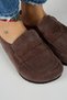 Ziva 2 Women's Genuine Leather Loafer Sabo Brown Slippers - 3
