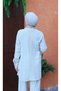 Wonderful Special Design Linen Set with Sequin Front and Embroidery Detail on the Back, Made of 100% Cotton. - 7