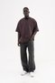 Men's Distressed Effect Baggy Jean Trousers Dark Blue - 7