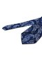 Galliano Style Shawl Pattern Italian Navy Blue Silk Tie Ik2355 - 4