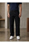 Men's Black Baggy Jean Denim Trousers Wide Cut Loose Leg Casual