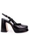 Dza07-337560 Black 10 cm Thick Heeled Platform Women's Shoes - 2